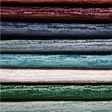 Polyester Embossed Velvet Home Textile Fabric